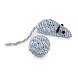 Rogz Paper Rope Mouse Ball Katzenspielzeug